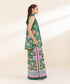 Unstitched Women's Printed Lawn Green Two Piece Suit